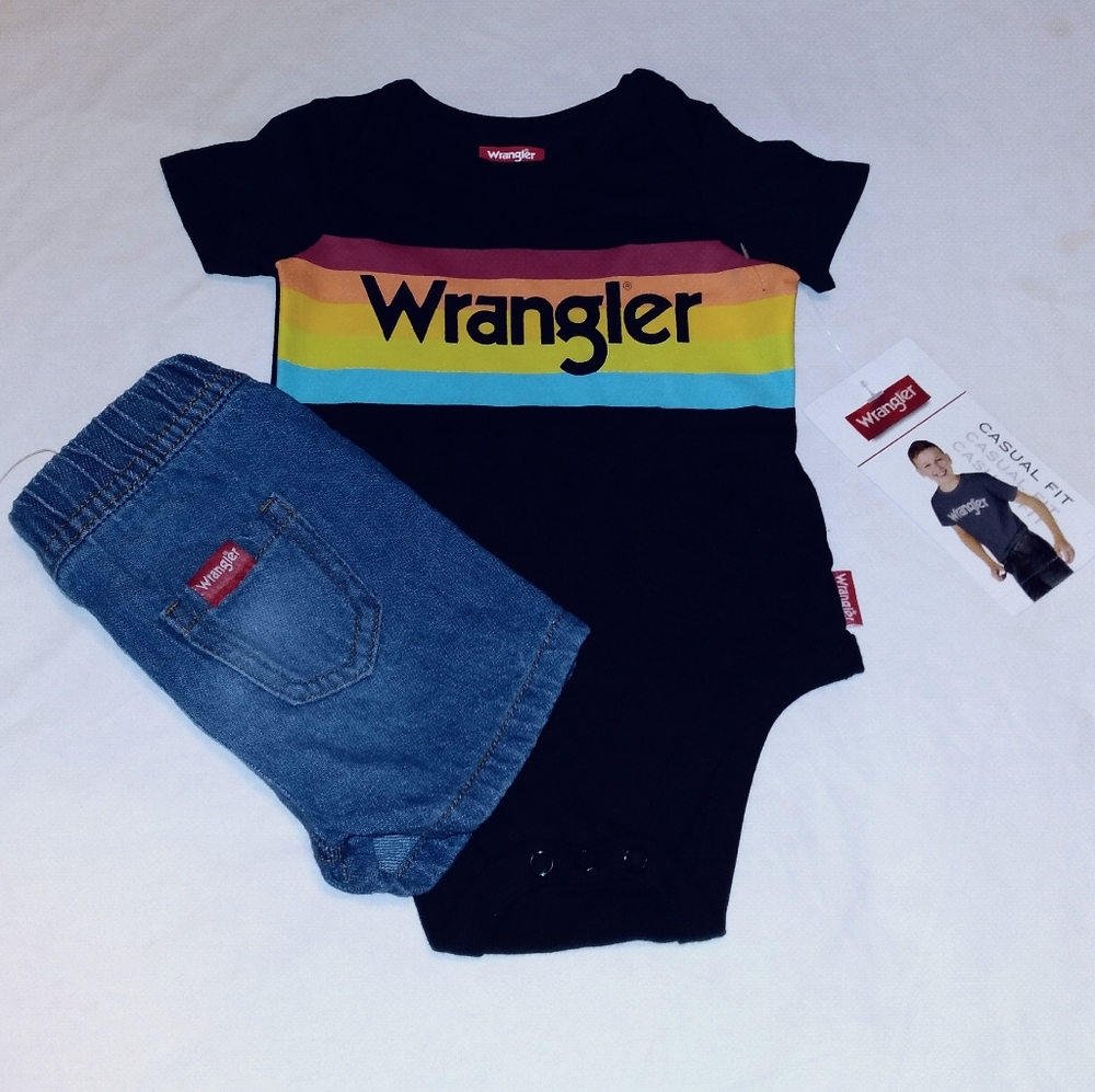Wrangler Boys Infant 2pc Short Set